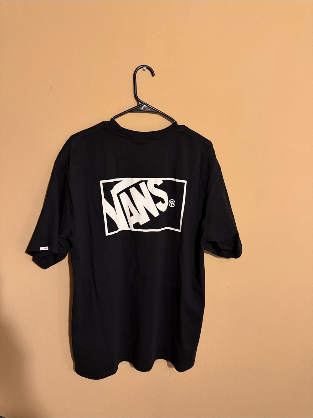 WTAPS Black Short-Sleeve Pocket Tee with Logo - Picture 2 of 4